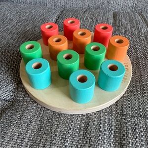 Lovevery Wooden Stacking Pegboard